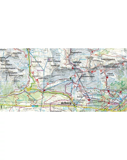 Cartographia WK374 Montafon - Silvretta Hochalpenstrasse turistatérkép - Freytag-9783707910841