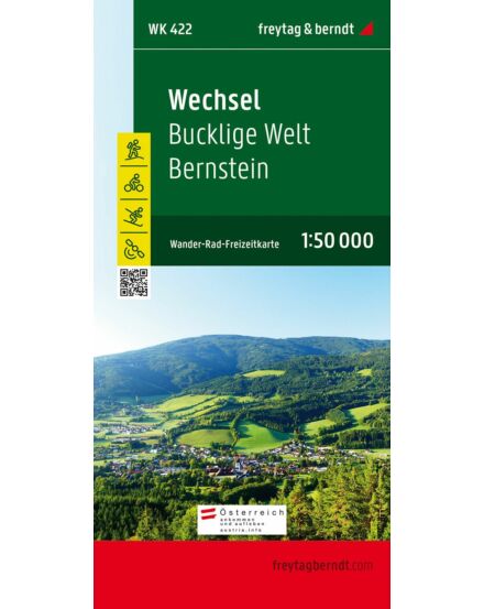 Cartographia WK422 Wechsel-Bucklige Welt turistatérkép - Freytag - 9783850847902