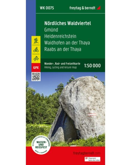 Cartographia WK075 Waldviertel - Gmünd - Heidenreichstein - Waidhofen turistatérkép - Freytag-9783707919363