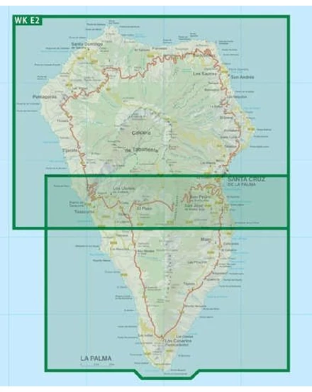 Cartographia WKE 2 La Palma turistatérkép - Freytag - 9783707903461