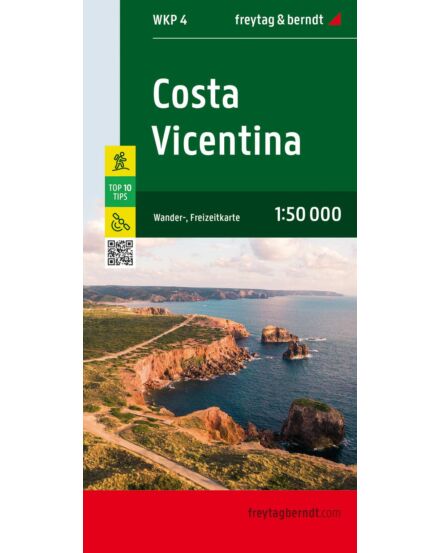 CartographiaWKP 4 Costa Vicentina turistatérkép - Freytag - 9783707918434