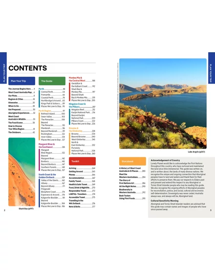 Ausztrália nyugati partvidék útikönyv Lonely Planet (angol)