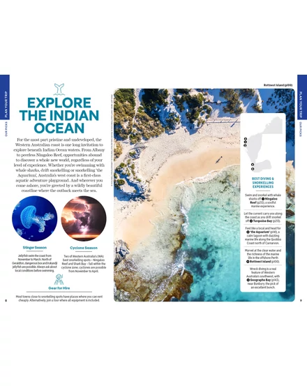 Ausztrália nyugati partvidék útikönyv Lonely Planet (angol)