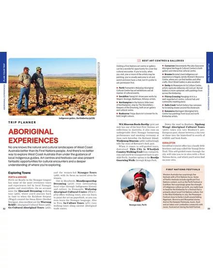 Ausztrália nyugati partvidék útikönyv Lonely Planet (angol)