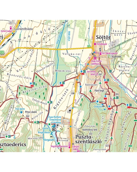 Cartographia Zalai-dombság (északi rész), Göcsej és Vasi-hegyhát turistatérkép-9786155864087