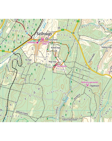 Cartographia Zalai-dombság (északi rész), Göcsej és Vasi-hegyhát turistatérkép-9786155864087