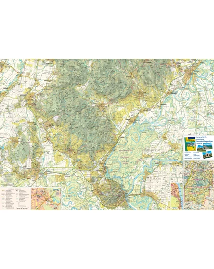 Cartographia Zempléni-hegység (déli rész) turistatérkép [23] 9789633539873