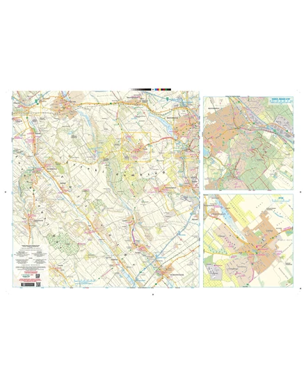Zsámbéki-medence, Etyeki-dombság, Váli-völgy térkép