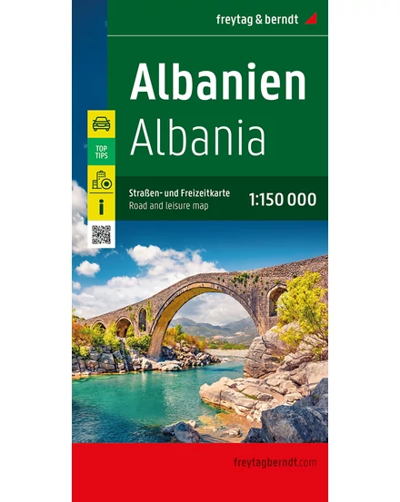 Cartographia Albánia szabadidő- és autótérkép - Freytag-9783707924121