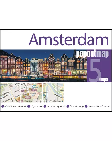 Cartographia Amszterdam PopOut várostérkép 9781910218914