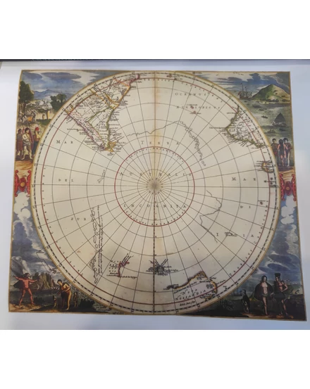 Cartographia Antik Déli-sark  31 x 27 - fóliázott karton 5999552542197