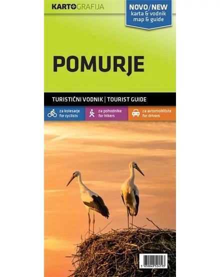 Cartographia Pomurje turistatérkép kalauzzal 3830048524193