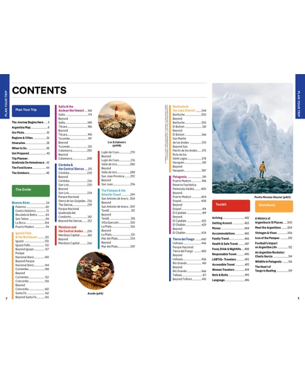 Argentína útikönyv Lonely Planet (angol)