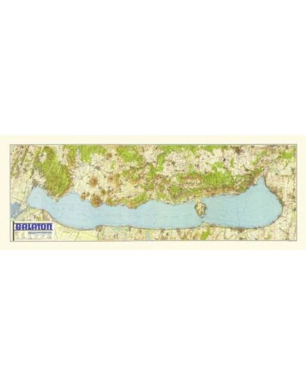 Cartographia Balaton Fakszimile térkép 2db ív (1939) 1:50 000 - HM 9789632571201