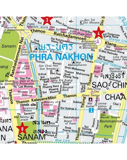 Bangkok várostérkép 1:15 000 - Marco Polo
