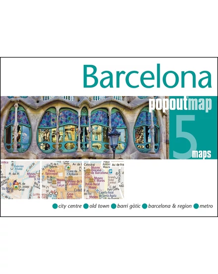 Cartographia Barcelona PopOut várostérkép 9781910218938