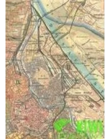Bécs 1898-1899 reprint térkép 