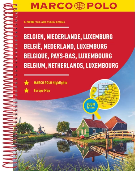 Cartographia Benelux atlasz-Marco Polo-9783829737463
