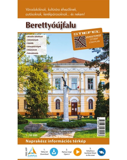 Cartographia Berettyóújfalu várostérkép 9789639939943