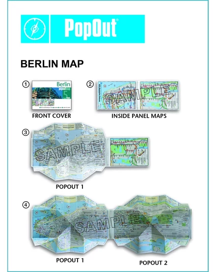 Cartographia Berlin PopOut várostérkép 9781910218969