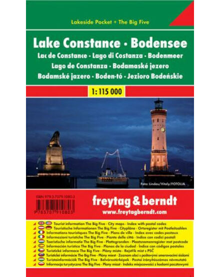 Cartographia Boden-tó Lakeside Pocket 1:115 000 Freytag 9783707910803
