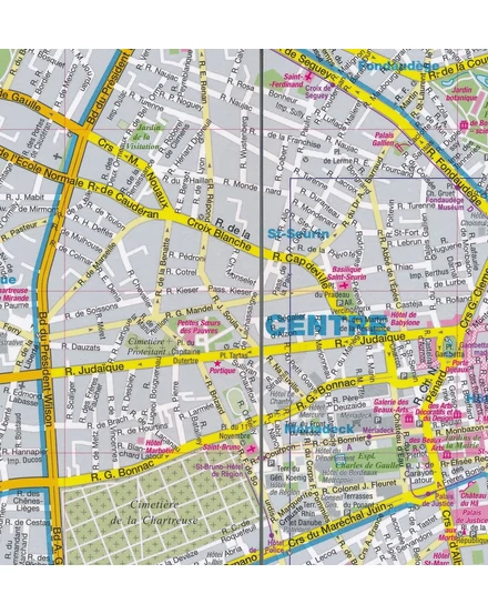 Cartographia-Bordeaux Comfort zsebtérkép - Expressmap-9788381908009