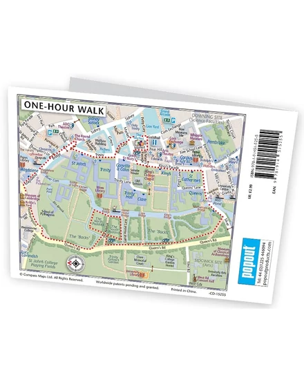 Cartographia Cambridge PopOut várostérkép 9781914515255