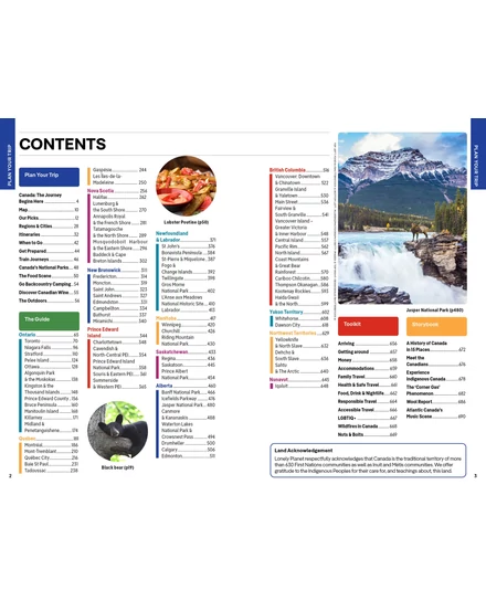 Kanada útikönyv Lonely Planet (angol)