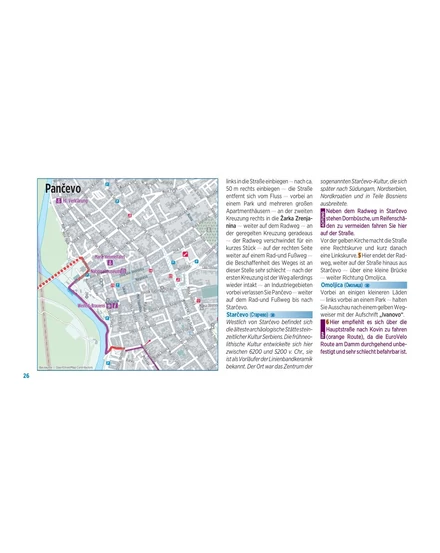 Cartographia Duna kerékpáros kalauz 5. Belgrád - Fekete-tenger (német) 9783711100412