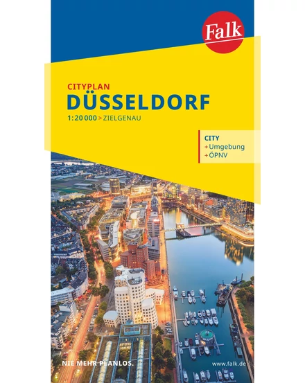 Cartographia-Düsseldorf várostérkép-Falk-9783827900272