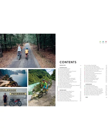 Cartographia Epic Bike Rides of Europe Lonely Planet (angol) 9781788689427