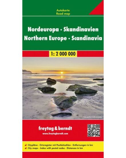 Cartographia Észak-Európa, Skandinávia térkép (Freytag) 9783707907544