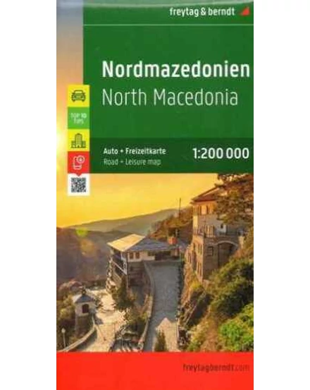 Cartographia Macedónia térkép (Freytag) 9783707912807