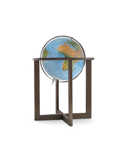 Cartographia Földgömb CROSS Blue  50 cm - duo, kőrisfa talp, fém meridián - 8000623001158