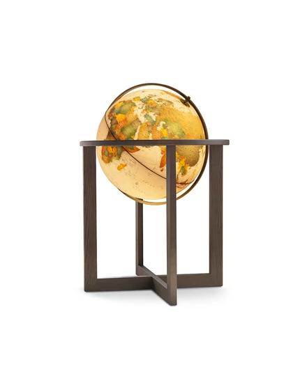 Földgömb CROSS Antique  50 cm - duo, kőrisfa talp, fém meridián