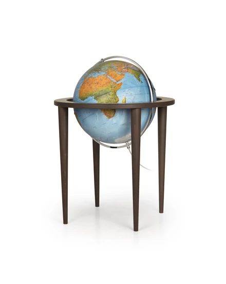 Cartographia Földgömb QUEEN BLUE 50 cm - duo, bükkfa talp 