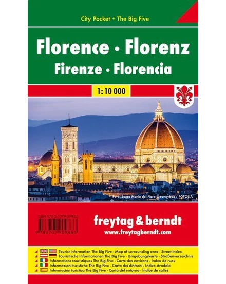 Cartographia Firenze City Pocket térkép (Freytag) 9783707909883