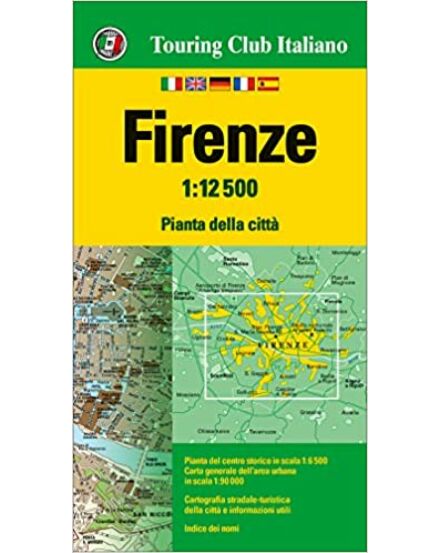 Cartographia Firenze várostérkép 1:12 500 - TCI 9788836556465