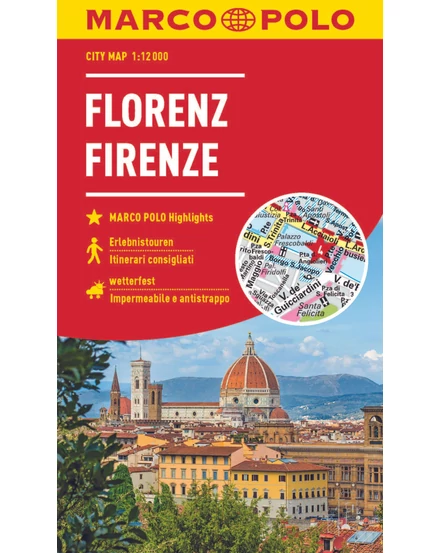 Cartographia-Firenze várostérkép- Marco Polo-9783575016614