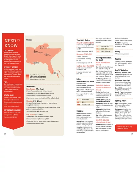 Cartographia Florida és a déli rész legjobb túrái útikönyv Lonely Planet (angol) 9781787015685