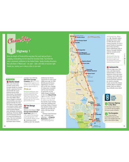Cartographia Florida és a déli rész legjobb túrái útikönyv Lonely Planet (angol) 9781787015685