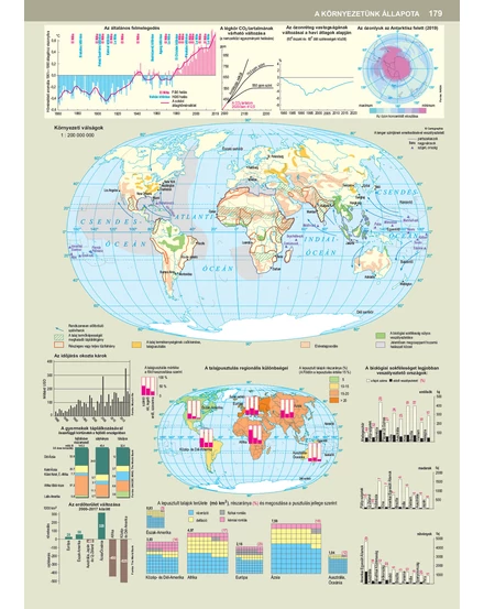 Cartographia Földrajzi + Történelmi világatlaszok elegáns DÍSZDOBOZBAN -Új kiadások-9789633539859
