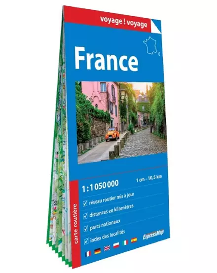 Cartographia - Franciaország autótérkép- Expressmap-9788381907699