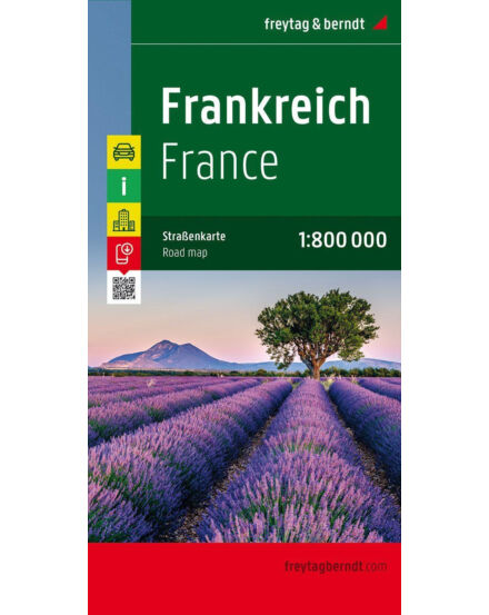 Cartographia Franciaország térkép (Freytag) 9783707902792