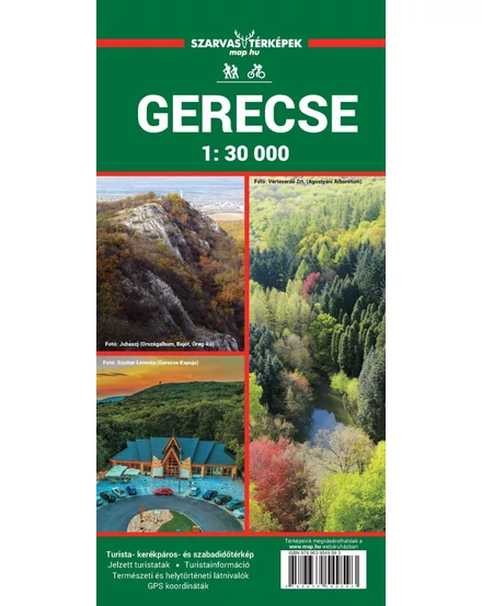 Cartographia Gerecse turistatérkép 9789639549593
