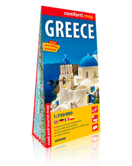 Cartographia Görögország Comfort térkép -xpressmap 9788381900300