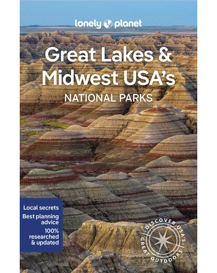 Cartographia-Nagy-tavak és Közép-nyugat USA nemzeti parkjai útikönyv - Lonely Planet (angol)-9781838696108