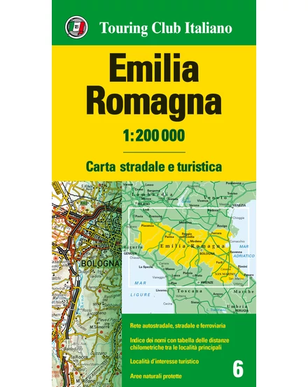 Cartographia Emilia Romagna régiótérkép 9788836569021