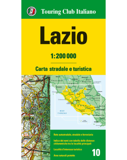 Cartographia Lazio régiótérkép 9788836569038