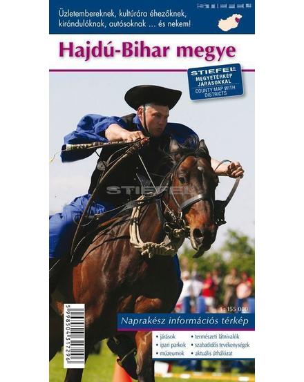 Cartographia Hajdú-Bihar megye térképe - Stiefel 5998504317296